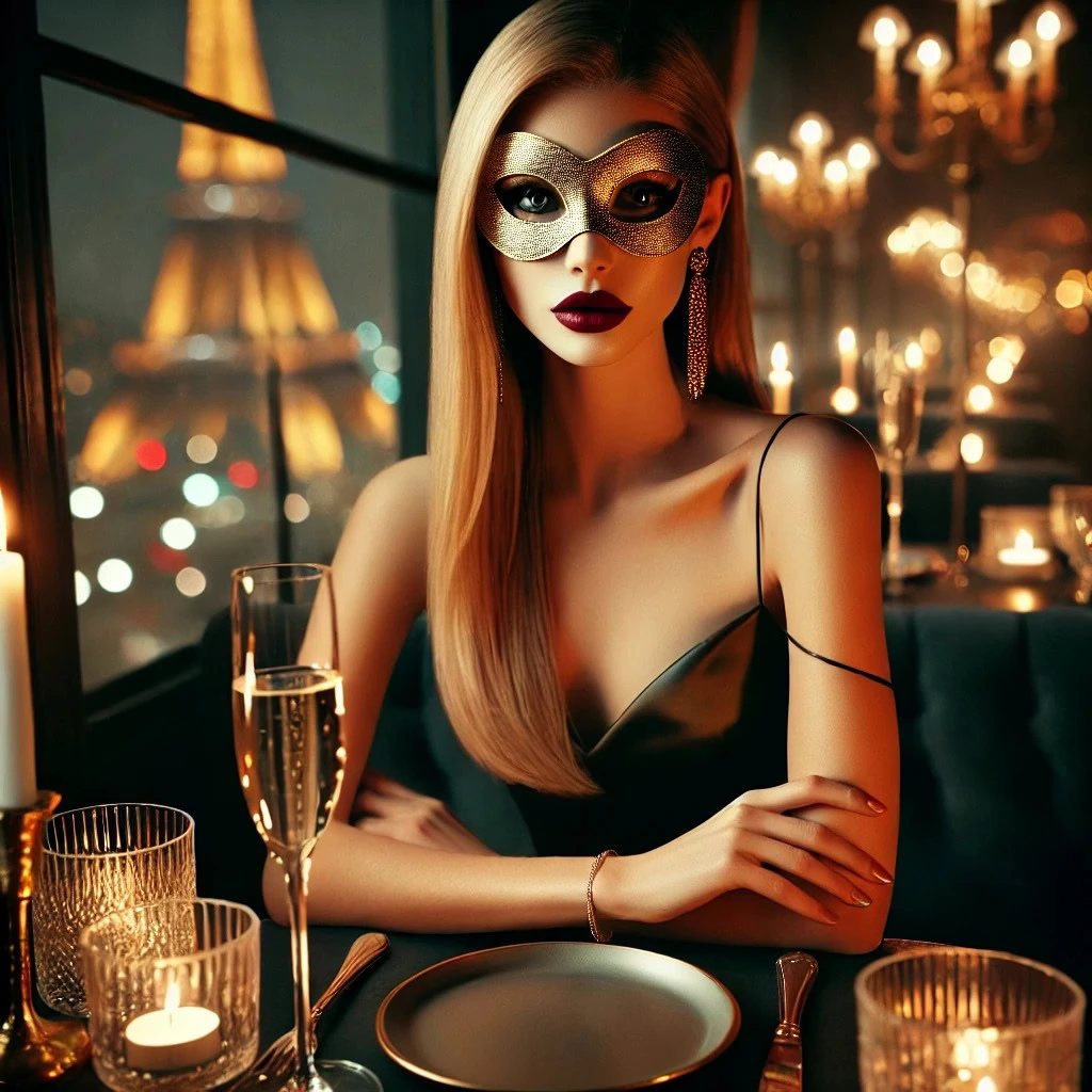 Elegância feminina em restaurante de alto padrão destaca Por Que Homens de Sucesso Preferem Acompanhantes de Luxo