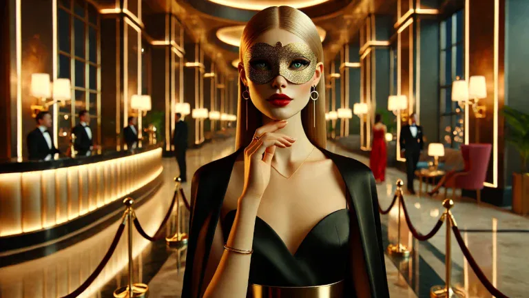 Serviços de acompanhantes de luxo em hotel 5 estrelas, mulher elegante em ambiente discreto e sofisticado
