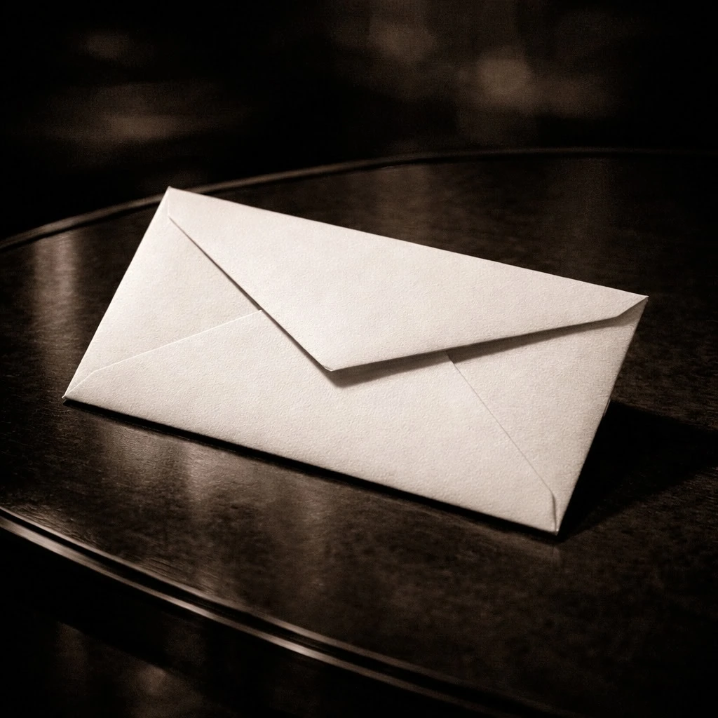 protocolo pagamento discreto acompanhante luxo envelope